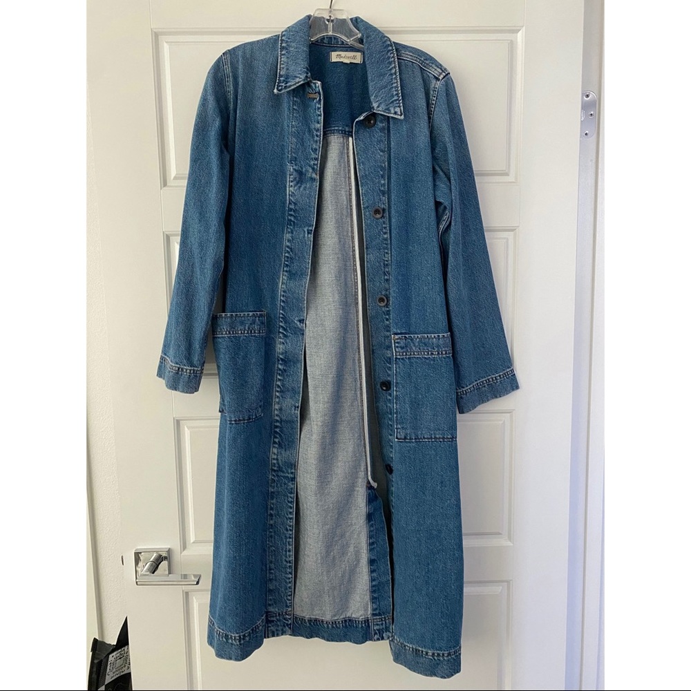 Madewell Denim Duster Coat